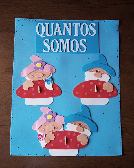 Kit decoração sala de aula tema gnomos - Imagem 4