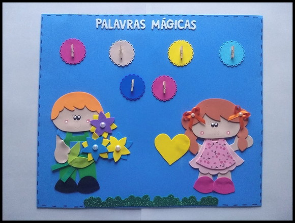 Kit decoração sala de aula crianças meninos e meninas - Imagem 2