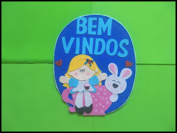 Kit Decoração Sala de Aula Alice no País da Maravilhas - Imagem 2