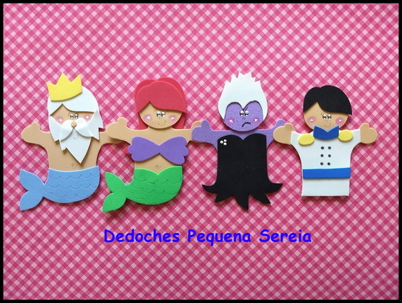 Kit dedoches a pequena sereia