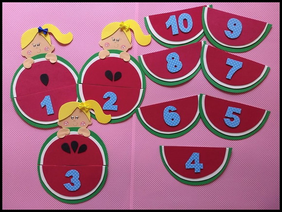 Jogo Sequencia Numérica Melancias - Imagem 2