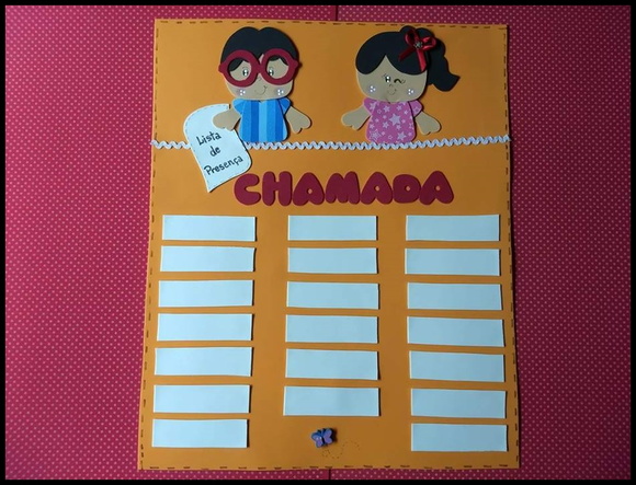 Cartaz chamadinha tema crianças/inclusão