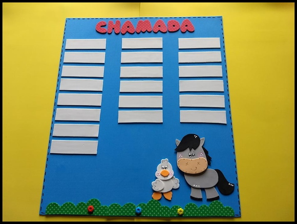 Cartaz chamadinha tema fazendinha