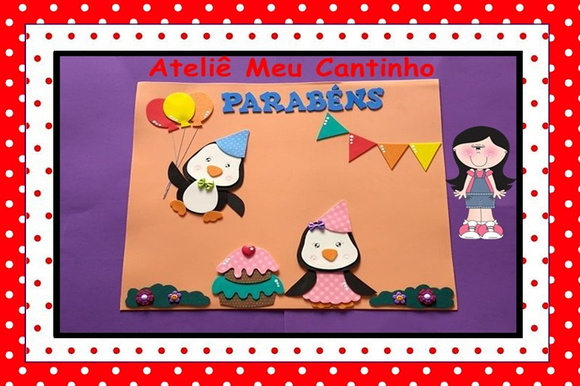 Kit sala de aula Pinguim - Imagem 4