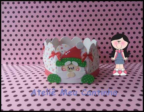 Porta panetone Noel