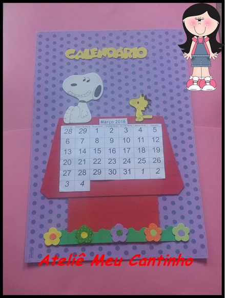 Calendário snoopy