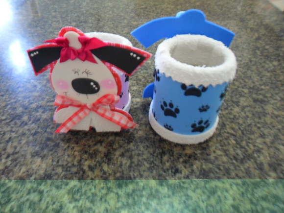 Latinha decorada cachorrinho - Imagem 2