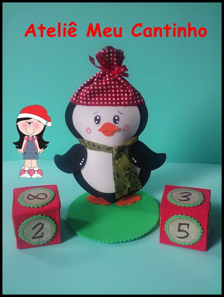 Pinguim contando os dias para o natal - Imagem 2