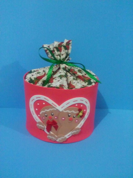 Porta panetone casal ginger