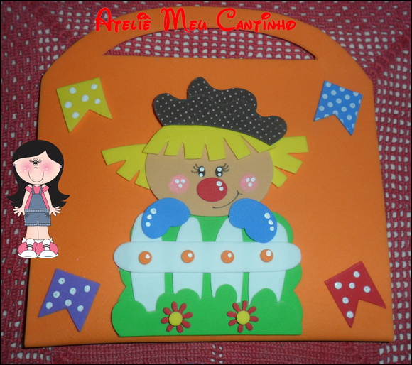 Sacolinha porta doces junina