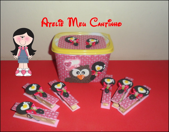 Kit cozinha corujinha - Imagem 4