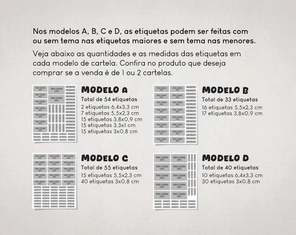 Etiquetas Escolares Futebol Amarelo e Azul - Imagem 2