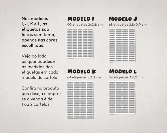 Etiquetas Escolares Verde Claro | Sem tema - Imagem 4