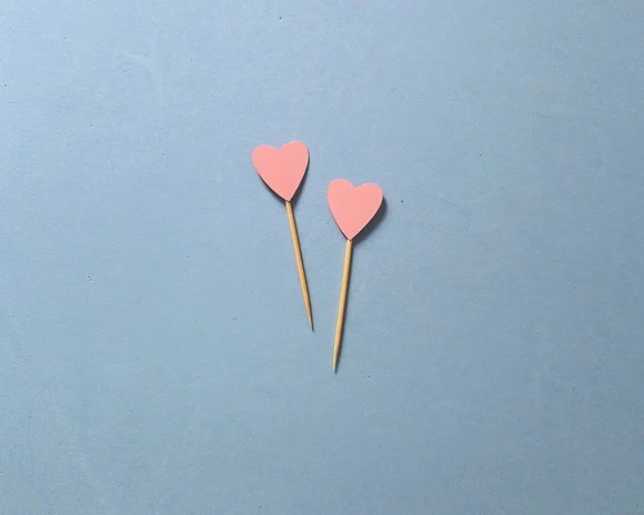 Mini Topper de Coração
