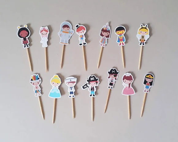 Mini Topper Fantasias de Carnaval - Imagem 2