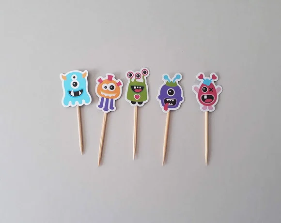Mini Topper Monstrinhos