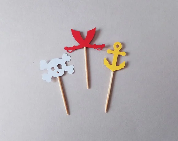 Mini Topper Pirata Personalizado
