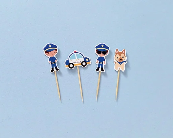 Mini Topper Polícia