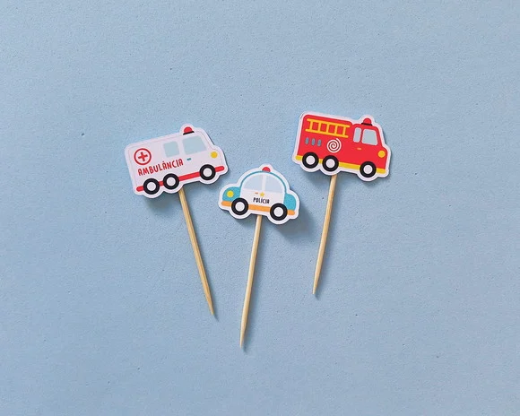 Mini topper Veículos de Socorro | Ambulância, Polícia e Bombeiro