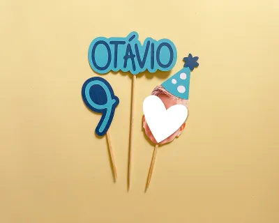 Topo de Bolo Foto de Rostinho sem Tema