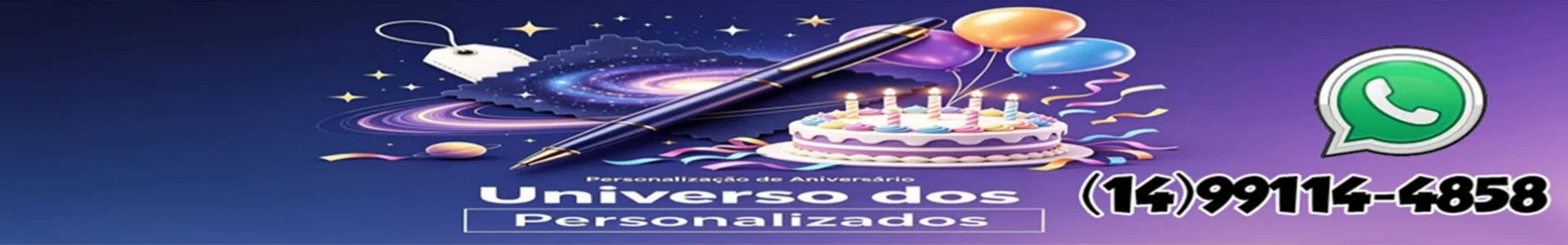 Banner de Universo dos Personalizados