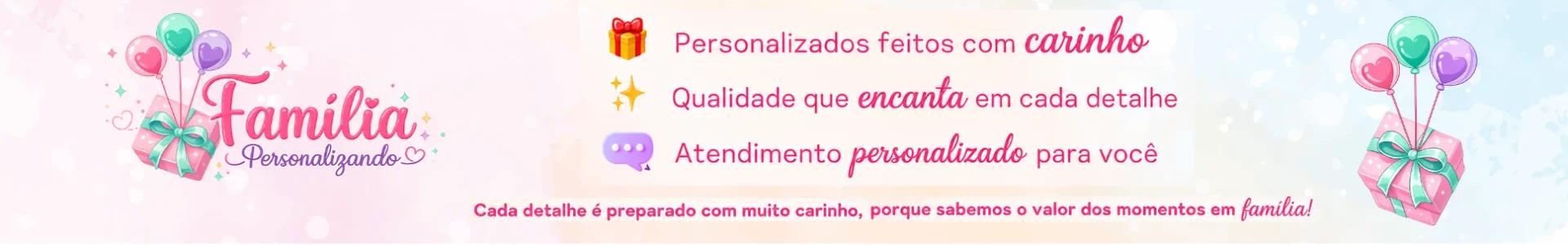 Banner de Família Personalizando