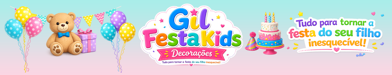 Banner de Gil Festa Kids Decorações