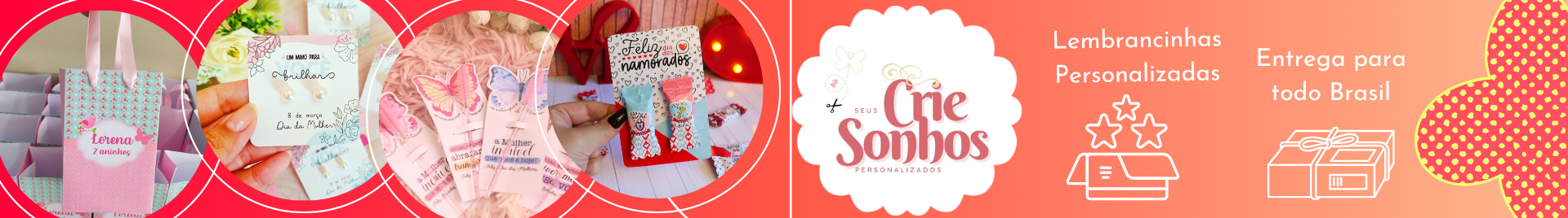 Banner de Crie Sonhos Personalizados