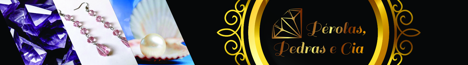 Banner de Perolas, pedras e Cia