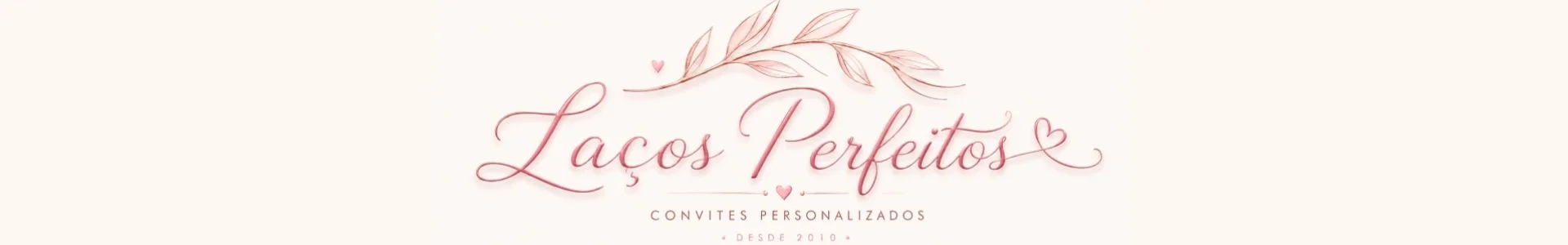 Banner de Convites Laços Perfeitos