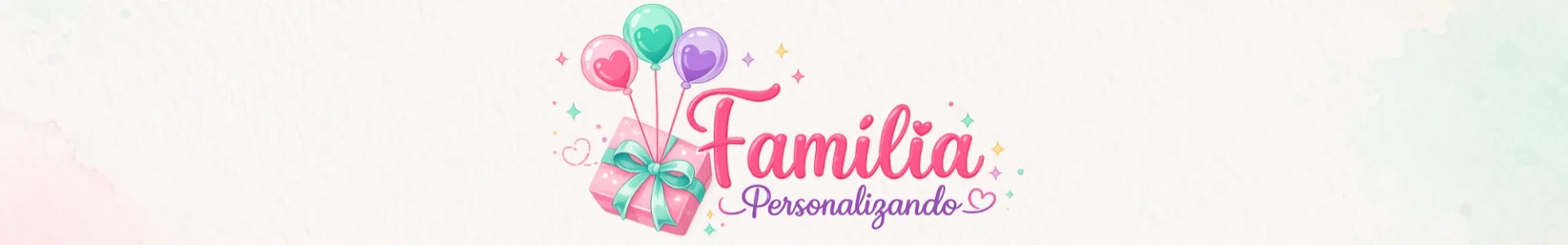 Banner de Família Personalizando Festas Afetivas