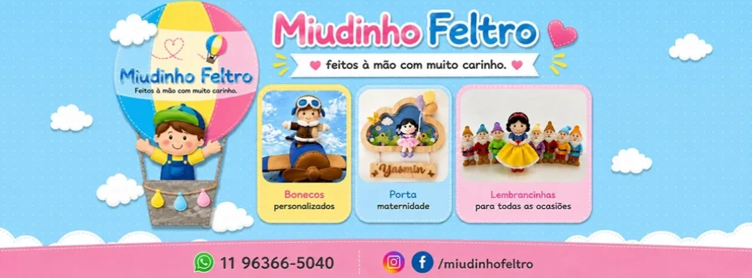 Banner de Miudinho feltro